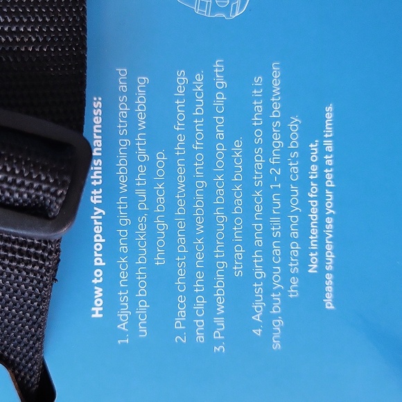 New Listing!! Brand New RCPETS ADVENTURE KITTY HARNESS-LG. - Picture 4 of 5